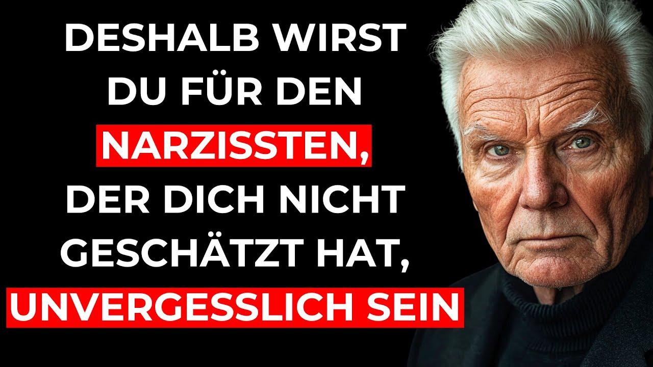 Deshalb wirst du für den NARZISSTEN, der dich NICHT geschätzt hat, UNVERGESSLICH sein