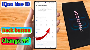 iqoo neo 10 back button settings, iqoo neo 10 side button setting