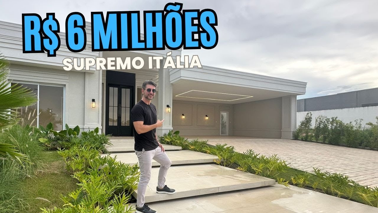 Casa Neoclássica de R$ 6 milhões - Supremo Itália - Cuiabá