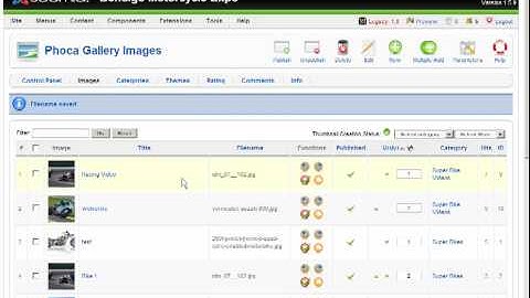 How to add images and videos to the Phoca Gallery