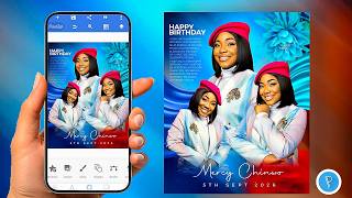 How to Design a Stunning Birthday Flyer on PixelLab (Step-by-Step Tutorial) screenshot 3