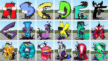 Alphabet Lore But Everyone Is PIBBY CORRUPTED Versions (Full Version A-Z) in Garry
