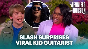 Slash from Guns N’ Roses Surprises Viral Kid Guitarist