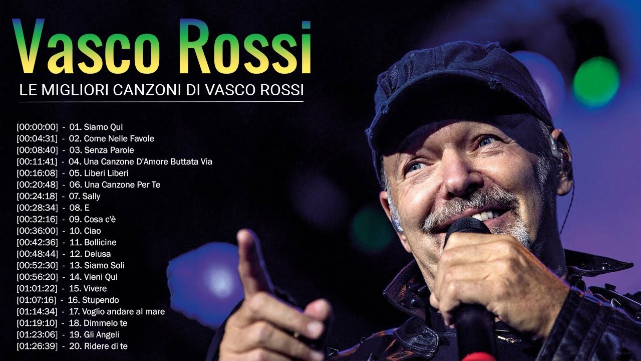 Vasco Rossi migliori successi   Vasco Rossi The Best Full Album