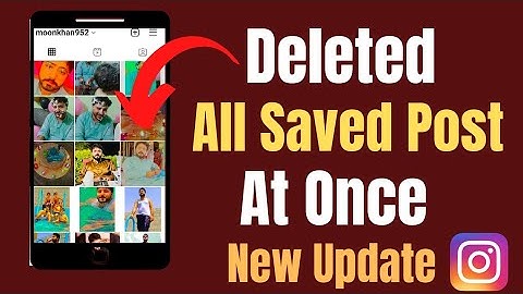 How to delete saved posts on instagram all at once (Android/iphone)