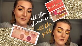 All Shimmer & Gold eyeshadow look | TaylaMakeup Full Face Tutorial