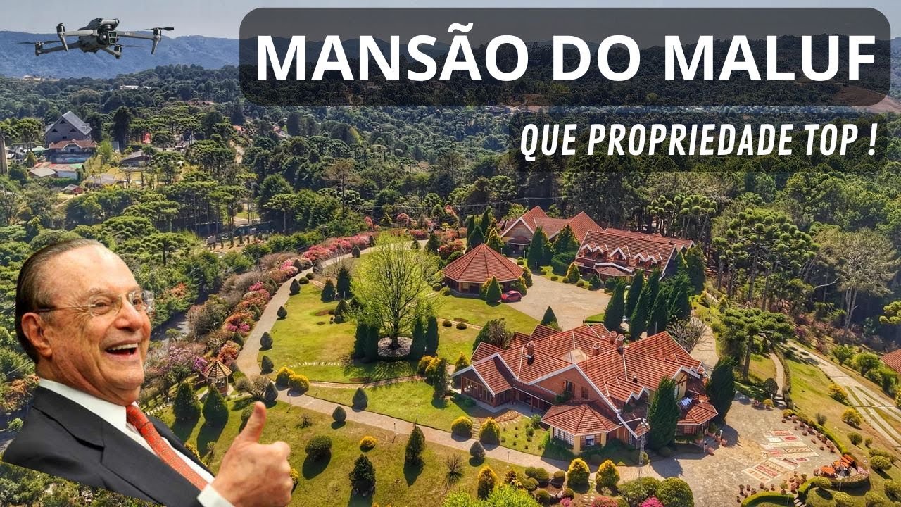 MANSÃO de Inverno de PAULO MALUF em Campos do Jordão