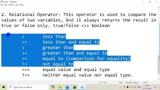 JS Lecture - 6 | Relational Operators
