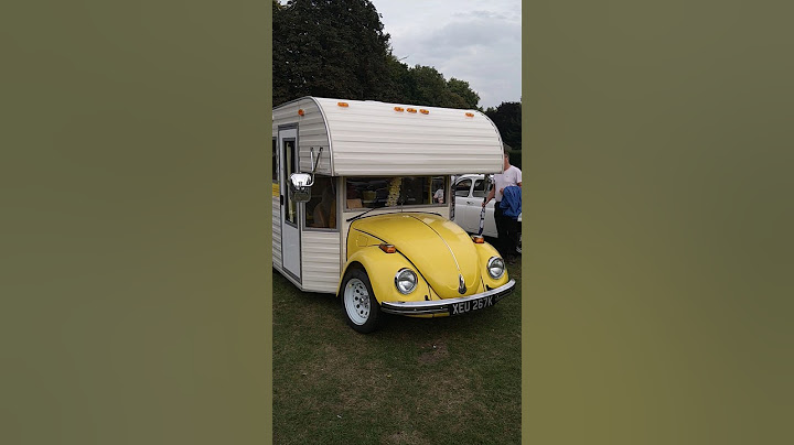 one of a kind Volkswagen beetle camper