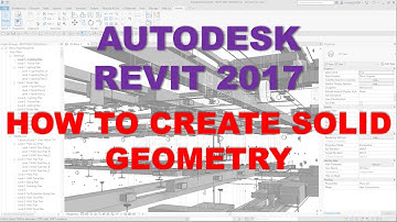 REVIT MEP 2017: HOW TO CREATE SOLID GEOMETRY