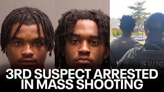 Video shows U.S. Marshals arrest 3rd suspect in mass shooting at Septa stop that injured 8 students