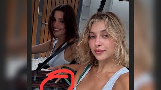 Hande ERCEL and her sister Gamze ERCEL having fun together