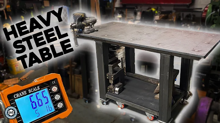 Building a 665LB Steel Welding Table/ Workbench! - DayDayNews