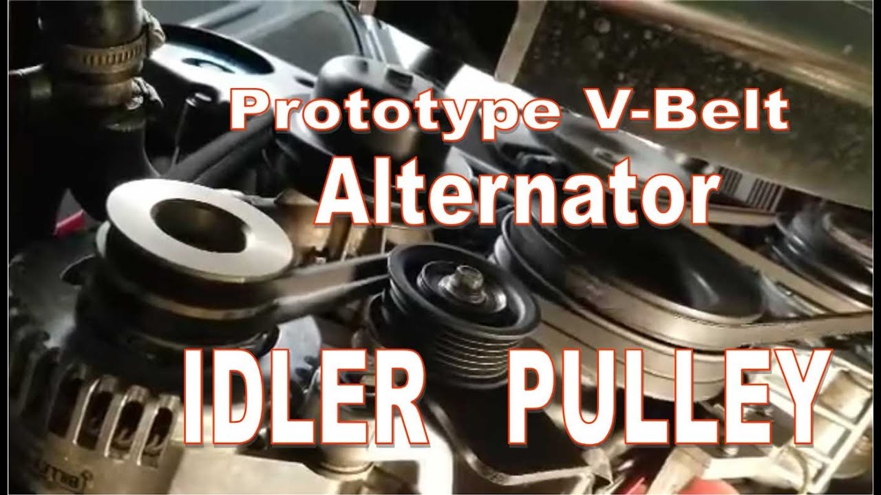 Short video of the prototype alternator v-belt IDLER pulley. - YouTube