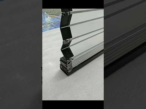 Glass shutter door