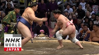 Thumbnail for Bout of the Day: Day 7 of the November 2025 GRAND SUMO Tournament - NHK WORLD-JAPAN