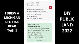 Michigan Diy Red Oak Bear Hunt 2022