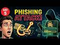 Phishing Attack Explained 🔥 How Hackers Steal Your Data | Cyber Security Course Day 5 (2026)