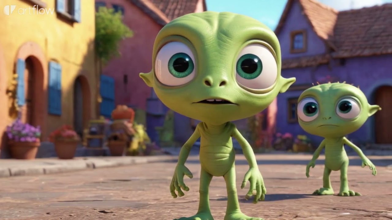 The Alien Pet!!  || Stories for kids || AKS