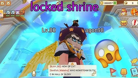 How to enter locked shrine? New mobile data trick in trainers arena ||blockman go||winningdragonBG||