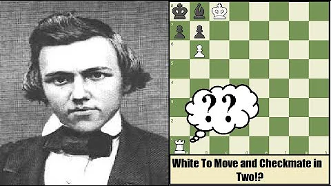 Paul Morphy's Hardest Checkmate in Two Puzzle!