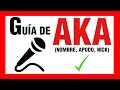 Consejos para escoger un A.K.A. / Apodo / Nick