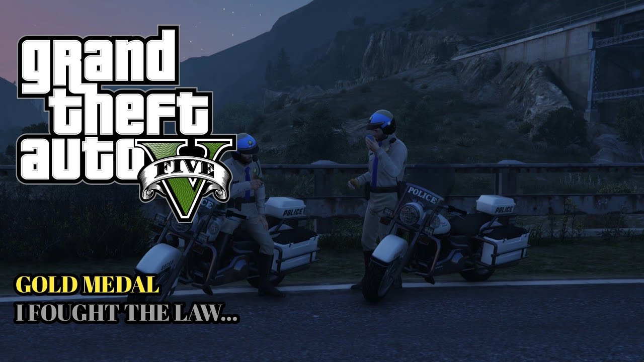 GTA V - Mission No.41 - I Fought the Law... (100% Gold Medal ...
