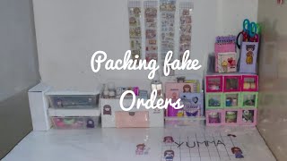 Packing fake orders sesuai request