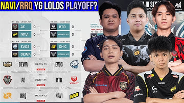 RRQ VS NAVI PENENTUAN PLAYOFF !! JADWAL MPL ID S16 HARI INI