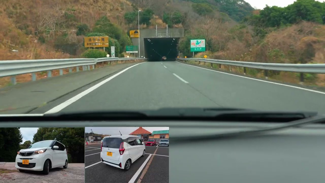 【エンジン音動画】関門橋(下関→門司港)　2026/1/4