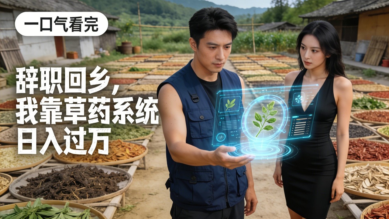 【全集】辭職離開大城市返鄉遭鄉里刁難，意外綁定藥草檢索系統從挖藥賺第一桶金到帶領全村致富的逆襲故事 #鄉村逆襲 #藥草致富 #返鄉創業 #逆襲故事 #鄉村發展
