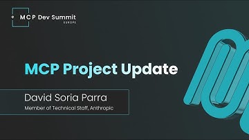 [Keynote] MCP Project Update with David Soria Parra - Anthropic