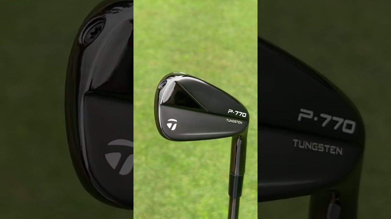 FIRST LOOK At The All New P 770 Phantom Black Irons TaylorMade Golf