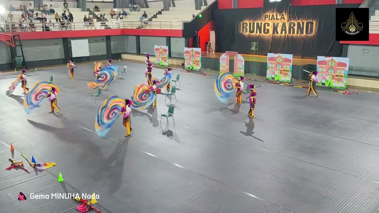 Gema MINUHA Nada - Flag Ensemble Kategori SD Piala Bungkarno 3