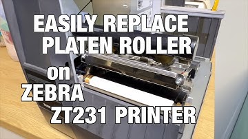 Easily Replace the Platen Roller on Your Zebra ZT231 Label Printer