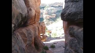 Inside Devils Kitchen In Colorado National Monument Panoramic View