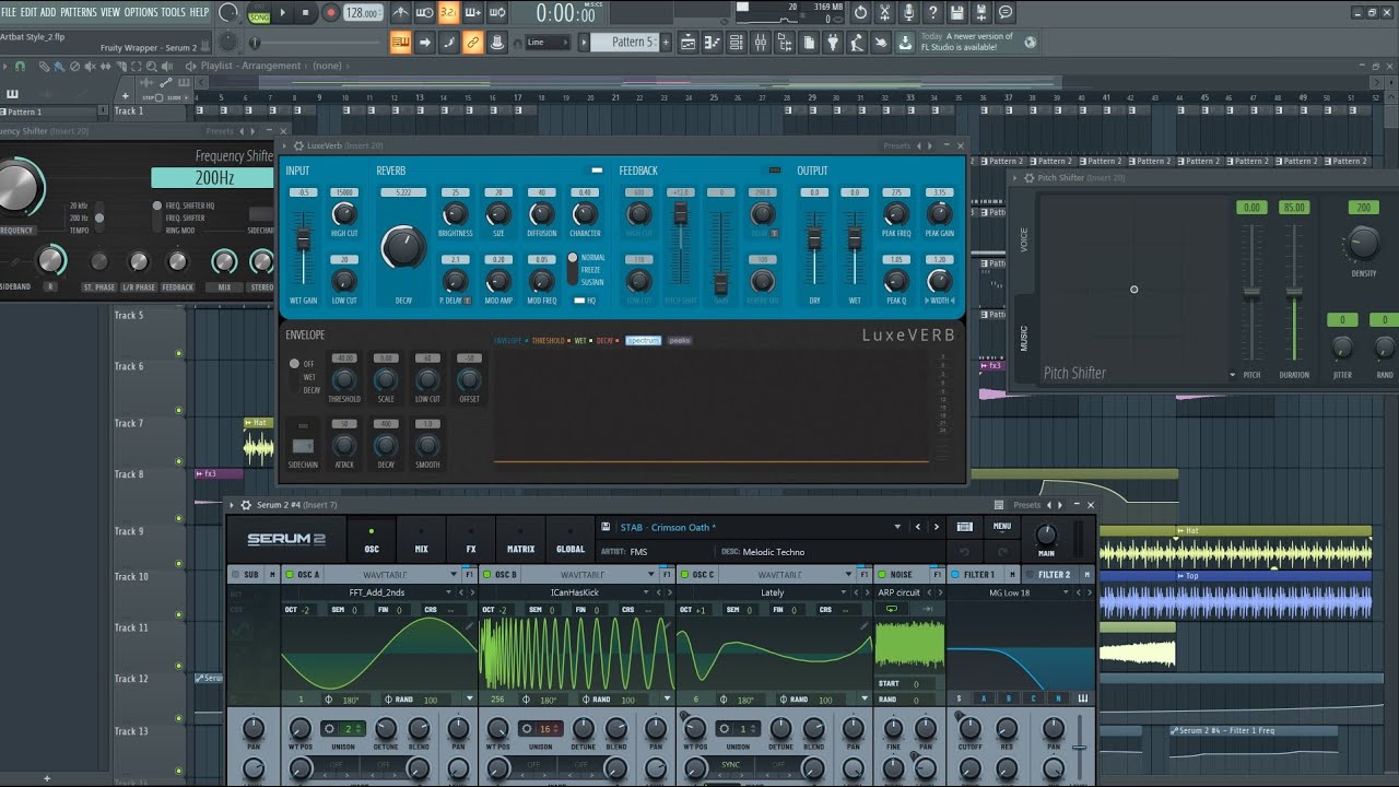 Creating Melodic Techno ARTBAT & ANYMA STYLE - Fl Studio Tutorial (Flp Project, Serum Presets, Midi)