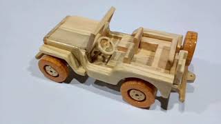 Wooden Jeep Willy | Epic Wood Art | Full Build Process