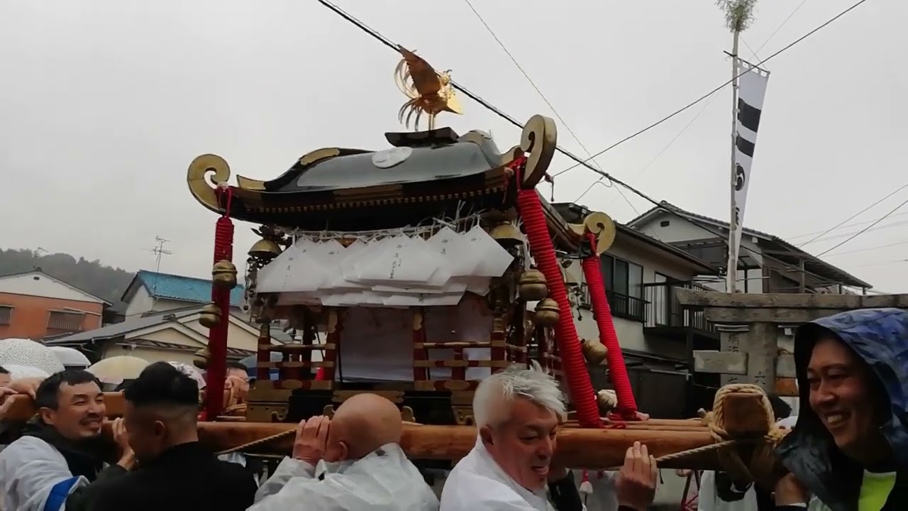 令和6年能地春祭り　だんじり、神輿(一日目)