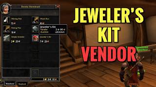 Stormwind Jeweler's Kit Vendor Location (WoW TBC)