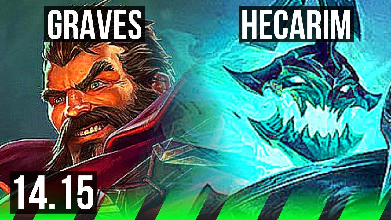 GRAVES vs HECARIM (JGL) | 5/1/5, Rank 8 Graves | NA Challenger | 14.15