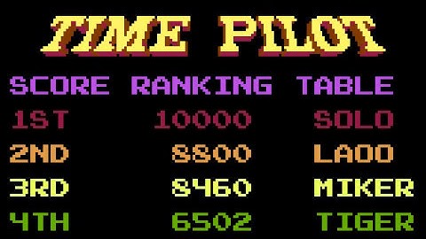 Time Pilot (Atari 8-bit, work in progress)