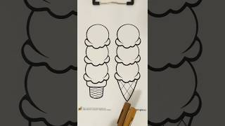 تلوين ايس كريم _ Ice cream coloring