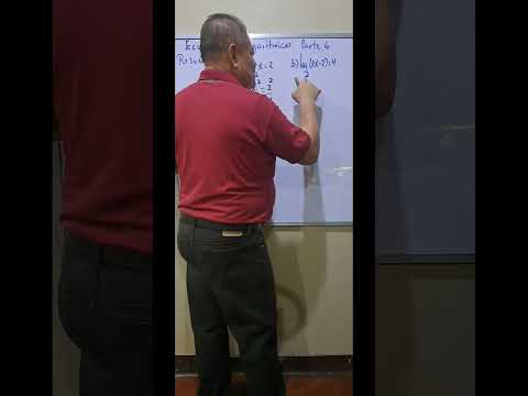 Ecuaciones Logarítmica. Profesor