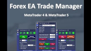 Forex EA Trade Manager MT4/MT5