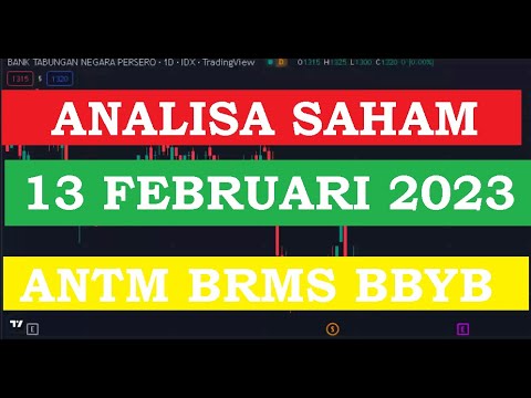 SAHAM ANTM BBYB ADMR BRMS MDKA 13 FEBRUARI 2023 DONCRYPTO1509