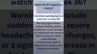 Pregnancy Week by Week | Week 36 of Pregnancy | 3rd Trimester | Week by Week Pregnancy shorts faq 7