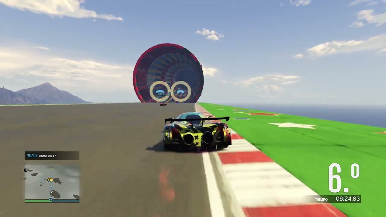 CARRERA A MAXIMA VELOCIDAD EN GTA V ONLINE 