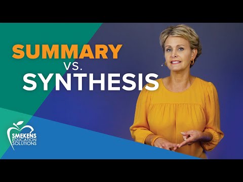 Wideo: Czy oznacza syntezę?