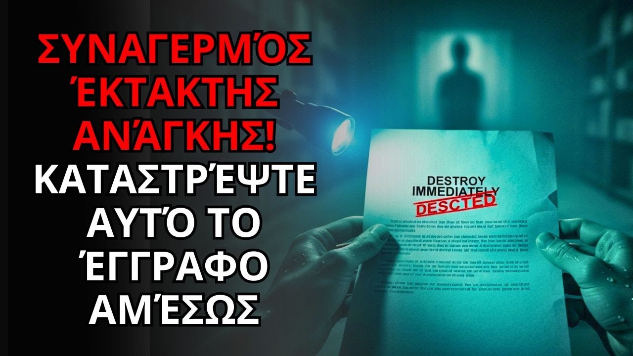 Προσλήφθηκα να Καταλογογραφήσω Αρχεία σε ένα Εγκαταλελειμμένο Κτίριο. Μερικά Έγγραφα Θα Έπρεπε να Εί